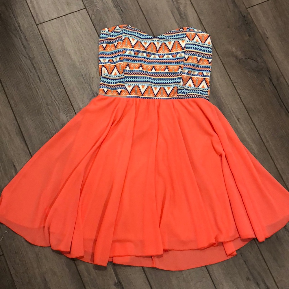 Strapless summer dress